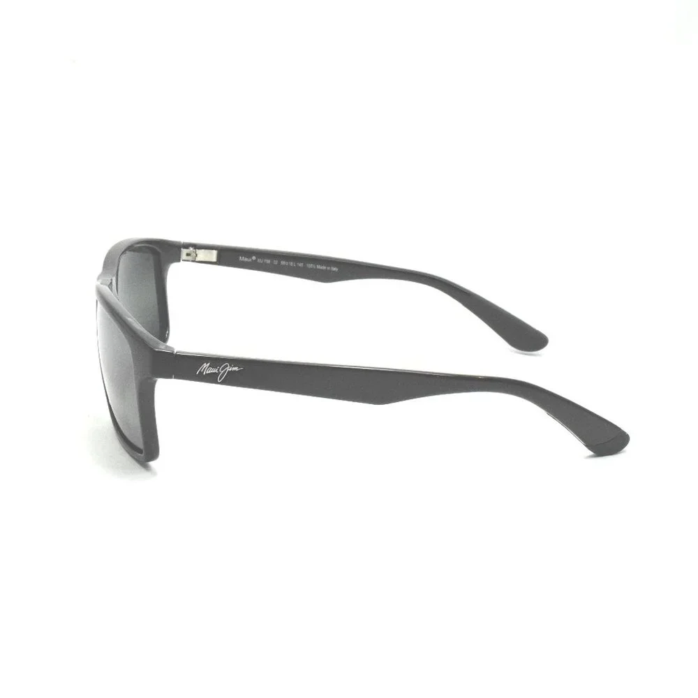 Maui Jim Onshore MJ 798-02 Gloss Black / Neutral Grey Lens
